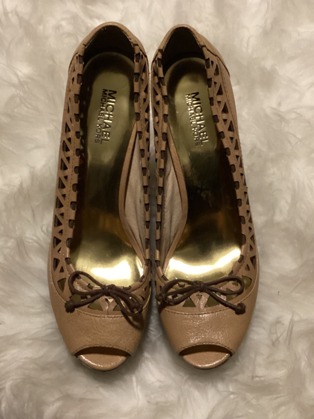 Michael Kors Peeptoe Pump